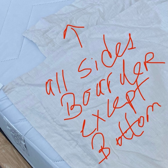 The White Company - Evesham Duvet & Shams Set - Full/Queen90 x92" Cloud Marl NWT - Picture 11 of 16